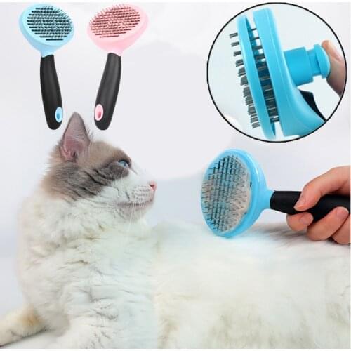 Cozy Pet Cat Grooming Comb for Cats Safety Dog Cat Hair Cleaning Brush Gatos Products Mascotas Kedi Malzemeleri Pets Supplies