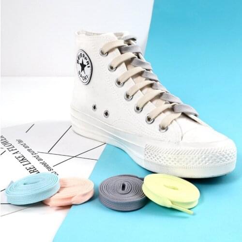 1Pair Flats Shoelaces Off Sneaker White Shoes Lace Classic Flat Double Hollow Woven Shoelaces For AJ/AF Sports Shoelaces Strings
