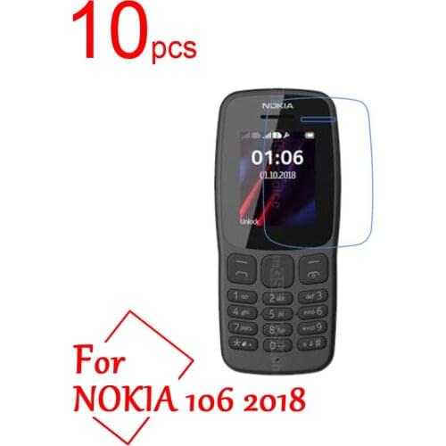 10pcs/lot Ultra Clear glossy/Matte/Nano anti-Explosion Soft LCD Screen Protector Cover For Nokia 106 2018 Protective Film