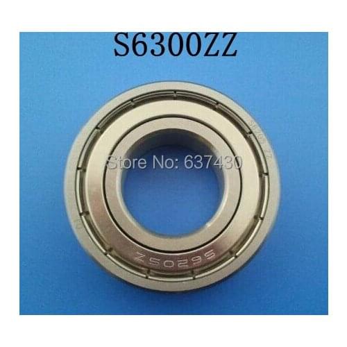 10pcs S6300ZZ stainless steel 440C deep groove ball bearing 10*35*11 mm