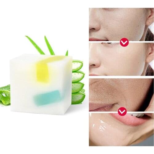 100g Bamboo Charcoal Aloe Rose Essential Oil Handmade Soap Facial Cleanser Body Skin Care Bioactive Face Wash Product