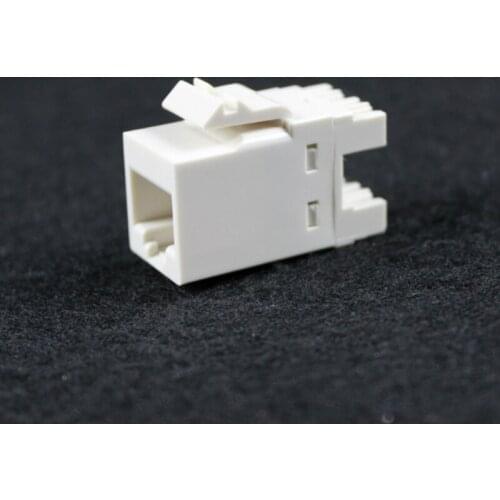 100pcs High quality Network Rj45 Cat6 Keystone Jack CAT6 information network cable module tested