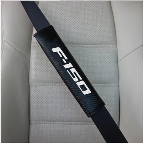 2pcs PU Fashion Car Seat Belt Cover Car Seat belt shoulder Pads for Ford F150 F-150