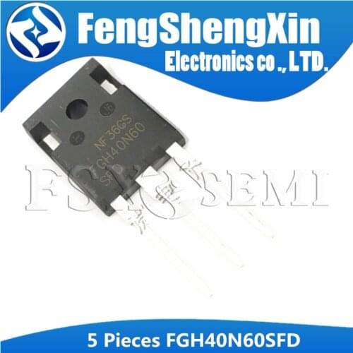 5pcs/lot FGH40N60SFD FGH40N60 FGH40N60UFD TO-247 Electric welding machine 40A600V IGBT tubes