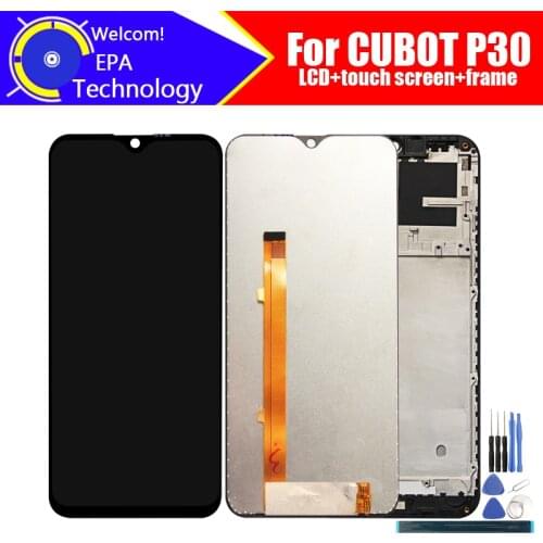 6.3 inch CUBOT P30 LCD Screen Display Original New Tested Top Quality Replacement LCD Display For CUBOT P30+adhesive