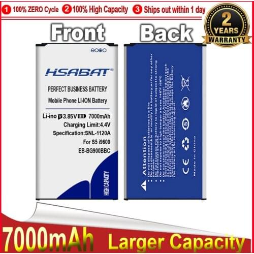 7000mAh EB-BG900BBC Battery for Samsung Galaxy S5 Battery i9600 i9605 G900F G900T G9008 G9009W G9006W G900P G9008V G9009D i9602