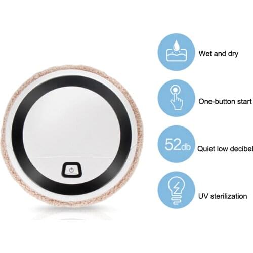 Hot Sale Auto Vacuum Cleaner Robot Cleaning Home Automatic Mop Dust Clean Sweep for Sweep Wet Floors Carpet Travel Home