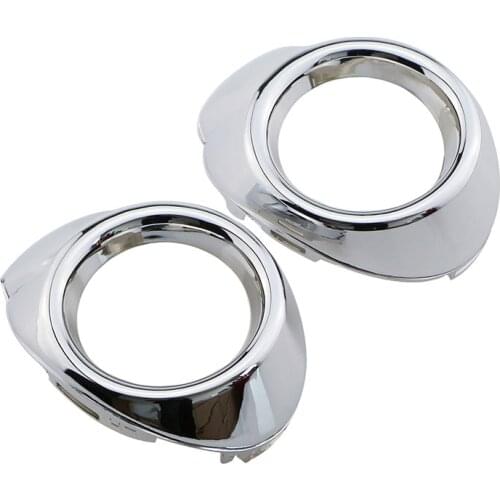 Jameo Auto ABS Chrome Front Fog Lamps Cover Fog Lights Protection Trim Stickers for Ford Focus 3 MK3 2012 2013 2014 Accessories