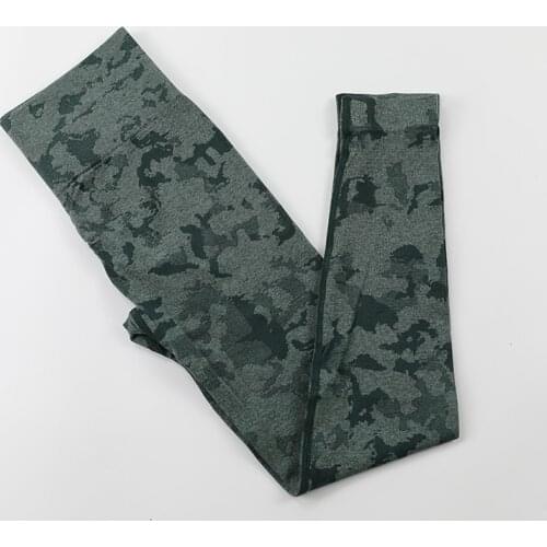 Camo sem costura yoga leggings cintura alta espólio ginásio calças esportivas push up leggings esporte feminino fitness yoga cal