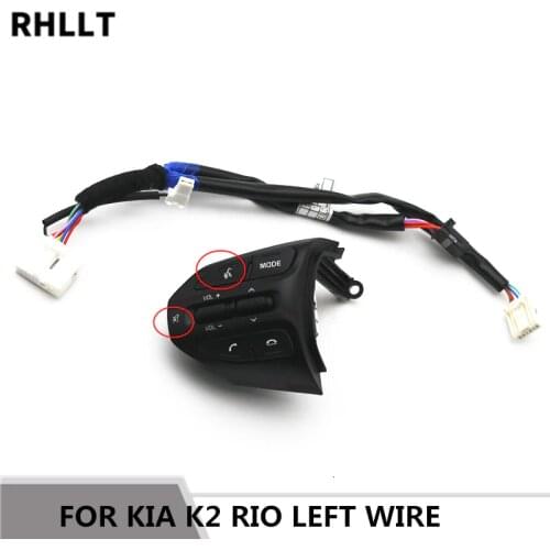 Steering Wheel Button For KIA K2 RIO 2017 2018 RIO X LINE Buttons Bluetooth Phone Cruise Control Volume