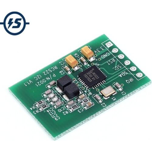 RC522 I2C RFID Module 13.56MHz Reader Writer Card Module Interface IC Card RF Sensor Module Ultra-Small