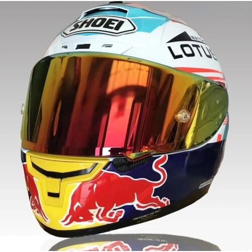 X-Fourteen Full Face Motorcycle Helmet X14 Marquez LOTUSS RED Helmet Motocross Racing Motorbike Riding Helmet