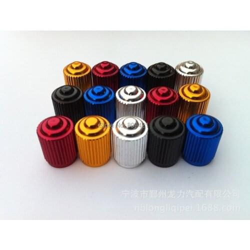 WholeSale 1000pcs/lot Bicycle car valve cap colorful high-grade aluminum CNC bicycle colored valve cover Bike Valve Dust Cap