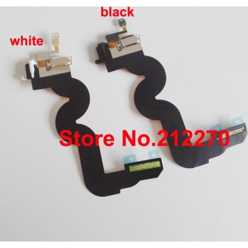 YUYOND Original New Charging Charger Dock Port Audio Jack Flex Cable For Apple iPod Touch 5 Black/White