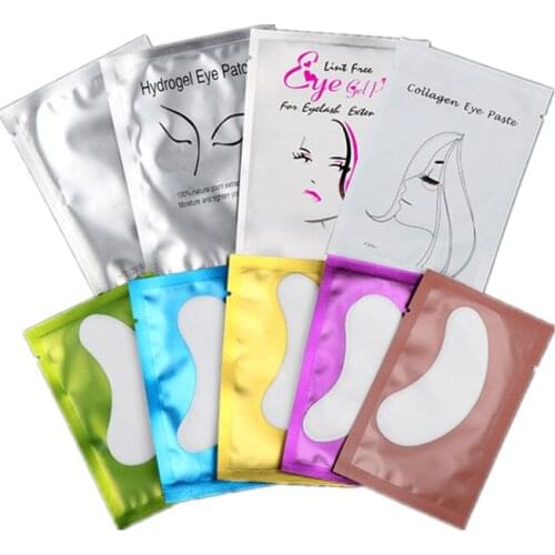 50 Pairs/Pack Collagen Eye Pad Lash Lift Kit Isolation Moisturizing Patch For Grafting Perming Eyelashes Lint Free