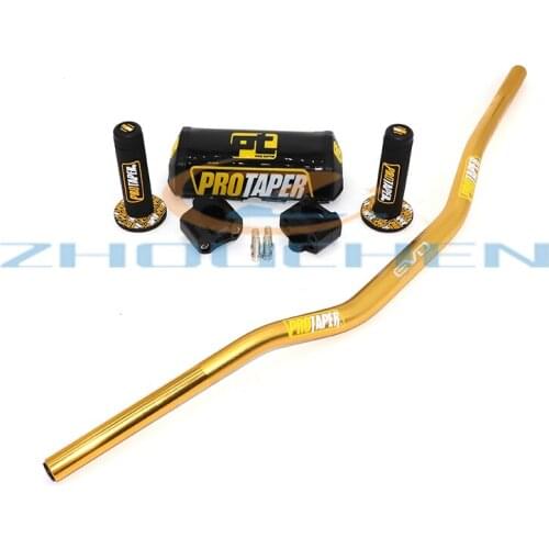 Handlebar handle for PRO Taper Pack Bar 1-1/8" handle pad handle Pit Pro Racing Dirt Pit Bicycle Motorcycle CNC 28.5mm Adapter
