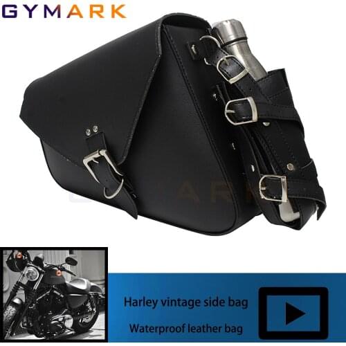 Travel Ultra Durable Bag Fuel Oil Bottle Holder for Harley Sportster Motorcycle