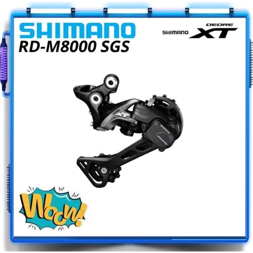 SHIMANO DEORE XT RD M8000 SGS Rear Derailleur Long Cage SHADOW RD+ 11 speed RD-M8000-SGS 11v 11s