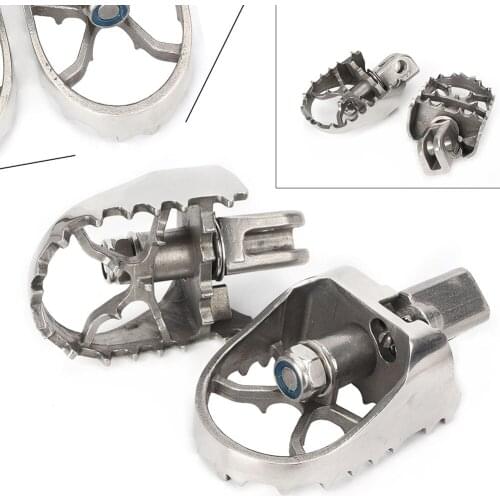 1Pair Rotary Motorcycle Footrest Pedal Foot Pegs For KAWASAKI Versys 650 2007 2008 2009 2010 2011 2012 2013 2014 2015 2016