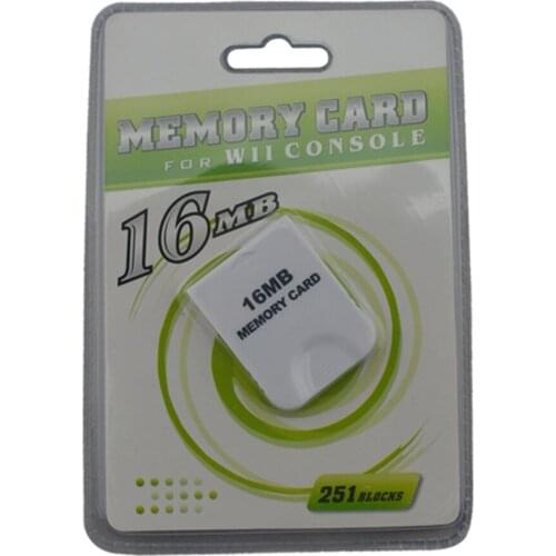 10PCS Top-selling Practical Game 16MB Memory Card for Nintendo for Wii for Gamecube for GC Game System Console game 16M save