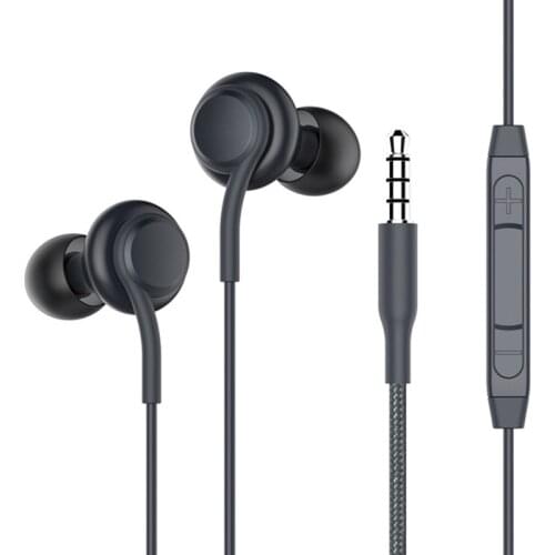 3.5mm Jack In-Ear Earphones Super Clear Ear Buds Low Bass Earphone Noise Isolating Earbud Headset With Mic For Android System