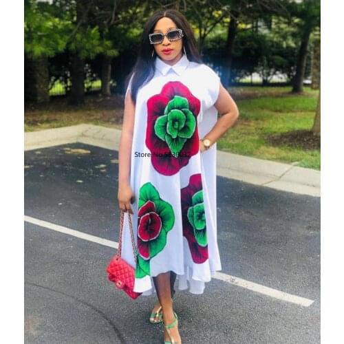 African Dresses For Women African Clothes Africa Dress Print Dashiki Ladies Clothing Ankara Plus Size Africa Women Dress