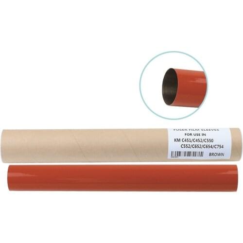 Free shipping Original material compatible Fuser Film Sleeve for Konica Minolta C351 C451 C452 C550 C552 C650 C652