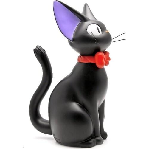 Hotuocho Black Cat Saving Box Animal Figurines Money Box Animal Coin Bank Home Decor Modern Style Piggy Bank Figurines Kids WF