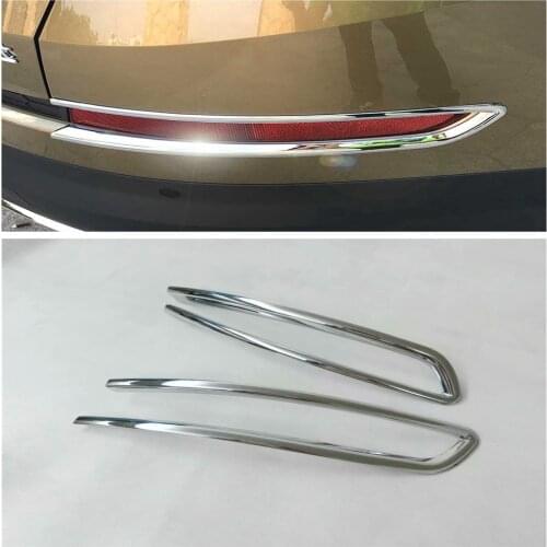 For Skoda Kodiaq 2017 2018 2019 ABS Chrome Front Rear Tail Fog Lights Foglight Lamp Frame Cover Trim Exterior Accessories