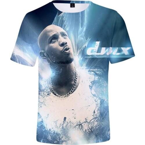 2021 3D Print Earl Simmons Men/Women Streetwear Summer Short Sleeves DMX T-Shirts Oversize Hip Hop Tracksuits Clothes