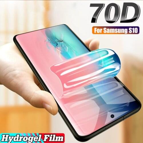 70D Hydrogel Film For Samsung Galaxy S10 Plus S8 S9 S10 E Screen Protector Samsung S20 Plus Ultra Note 9 10 Plus Film Not Glass