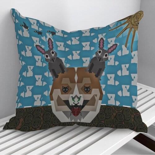 Animal Collage 3 Throw Pillows Cushion Cover On Sofa Home Decor 45*45cm 40*40cm Gift Pillowcase Cojines Dropshipping