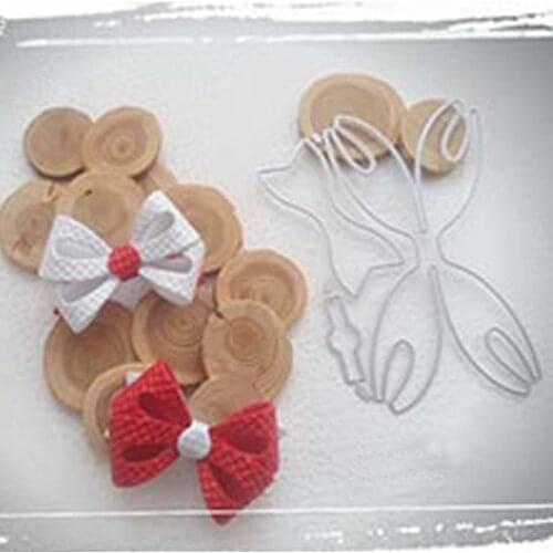 Beautiful Bowknot Bows Metal Cutting Dies Stencils Ribbon DIY Scrapbooking Die Cuts Greeting Card Decor Embossing Folder Cut2935