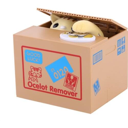 Creative Money Box Piggy Bank Panda Cat Steal Money Coin Bank Saving Bank Money Saving Box Moneybox