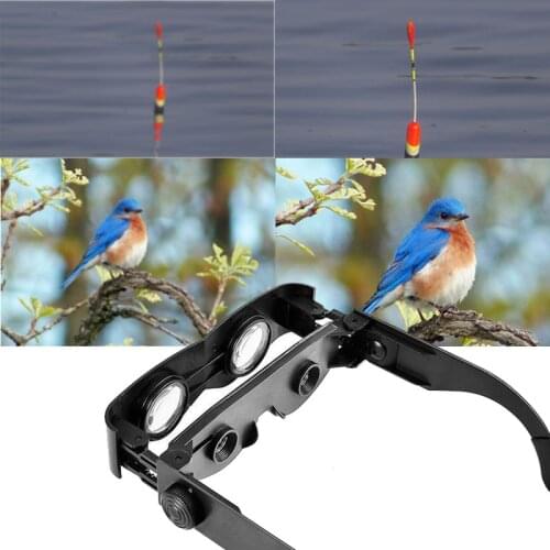 Men 3x zoomable telescope magnifying glasses Women magnifier eyewear hunting fishing outdoor sports Binocular UV protection