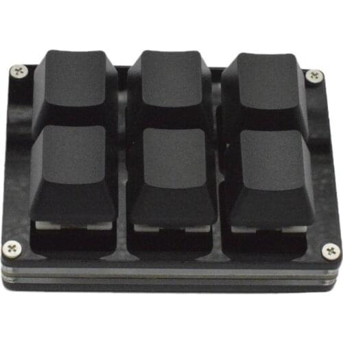 6-key Keyboard Kit Custom Keypad Programmable Mechanical Macro Custom Keys Shortcut Keys USB Programming Macropad Keypad Gaming