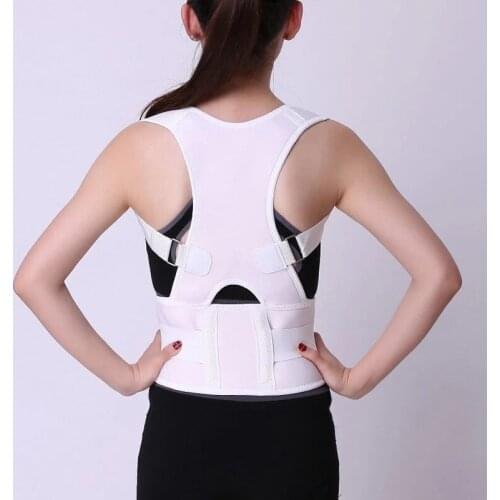 Womens Neoprene Low Back Belt Posture Corrector Back Support Spine Brace Orthopedic Corset Shoulder Pain Relive