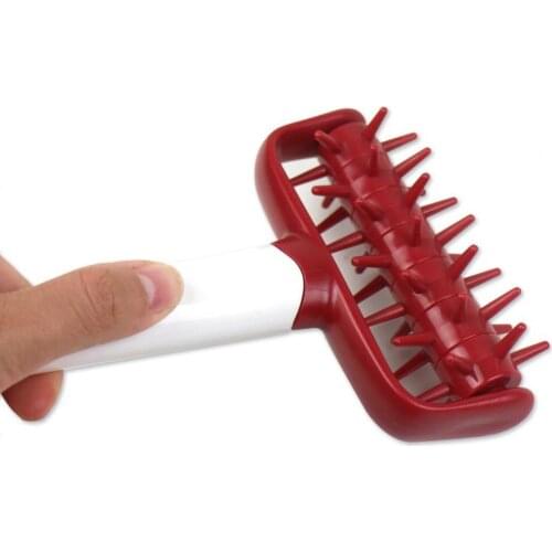 Non-slip Lightweight Pasta Cookie Pizza Hole Puncher Reusable Pizza Needle Roller No Smell for Baking