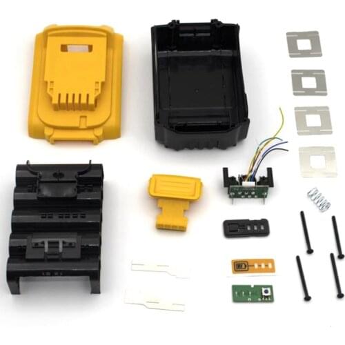 New DCB200 Li-Ion Battery Plastic Case PCB Charging Protection Circuit Board Shell For Dewalt 18V 20V DCB183 Li-Ion Battery