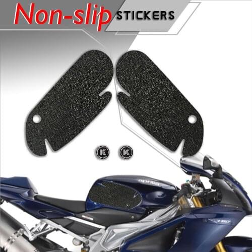 Motorcycle tank grip fuel tank traction pad side knee grip friction protector sticker for APRILIA 04-09 RSV 1000R 06-10 TUONO