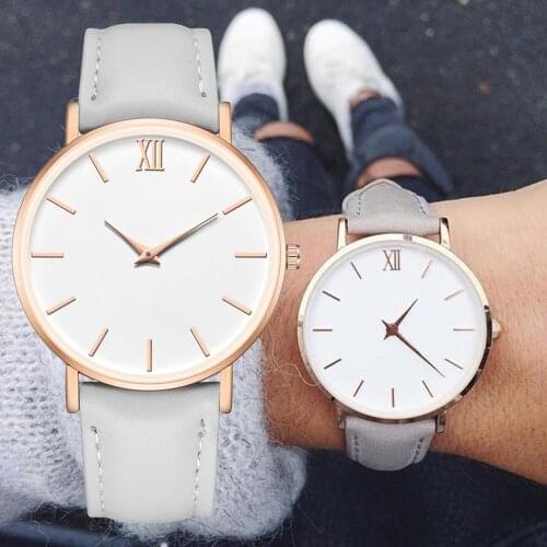 Zegarek Damski Fashion Simple Women Watches Woman Ladies Casual Leather Quartz Watch Woman Clock Relogio Feminino Montre Femme