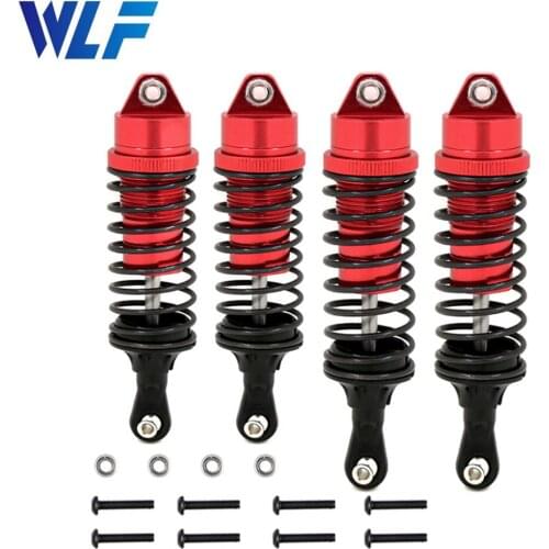 4Pcs/Pack Ky-RC Front and Rear Metal Spring Shock Absorber for Traxxas Slash 4x4 Shock Absorber 4x4 727 RC Model Car Part