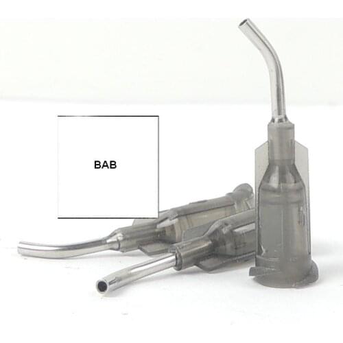 50 Pcs 16gauge 45degree-prebent 1/2-inch stainless steel-shaft luer lock hub Blunt Needle Dispense Tip,Glue Dispensing Needle