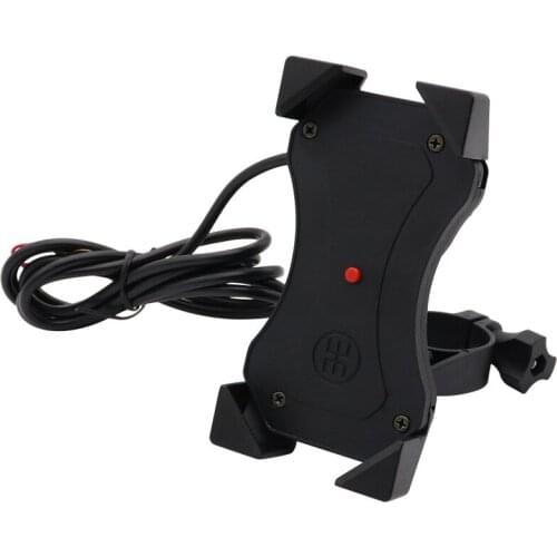 1pc New Motorcycle Phone Holder Mount with USB Charger 360 Rotatable For Yamaha Honda BMW Kawasaki Suzuki Motorcycle accessories