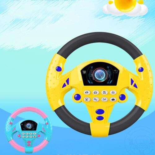 Baby Steering Wheel Musical Instruments Sound Simulation Electric Toys for Child Fashionable Parent-child Interactive Toy