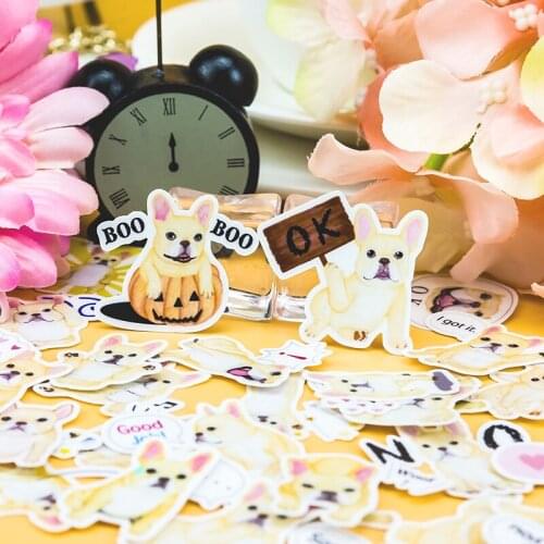 40pcs Creative Cute Self-made bullfighting animal sticker DIY Stickers Diary Album Decoration scrapbooking child stationery