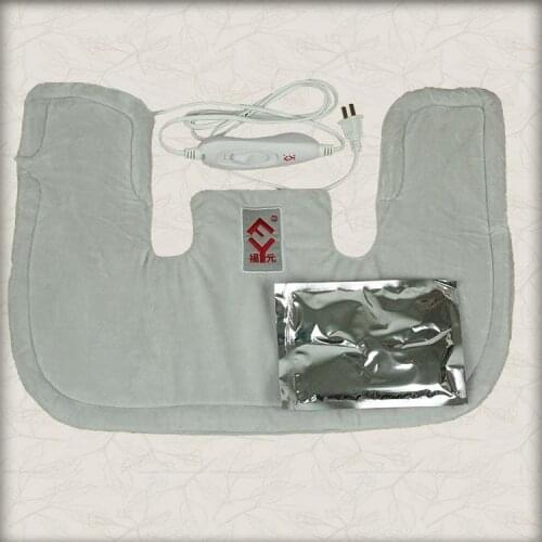 Electric Neck Massager shawl shoulder warm heating pad Hot compress leg hot belt shawls with 2 packs Moxibustion bag health care