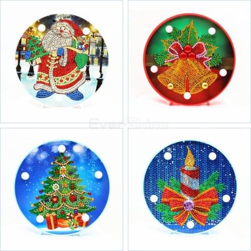 EverShine LED Light Diamond Painting Craft Lamp Diamond Embroidery Cartoon DIY Diamond Mosaic Childrens Gift Handmade Art