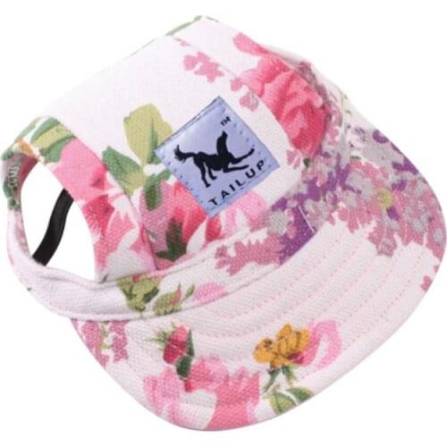 Lovely Princess Dog Cap Breathable With Ear Holes / Mesh Sun Hat / Beach Hat For Small Puppy Summer Pet Products 10 Styles