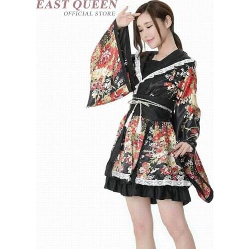 Womens Japanese kimono 2019 Japanese traditional clothing full sleeve yukata kimono dress women summer clothes DD971 L